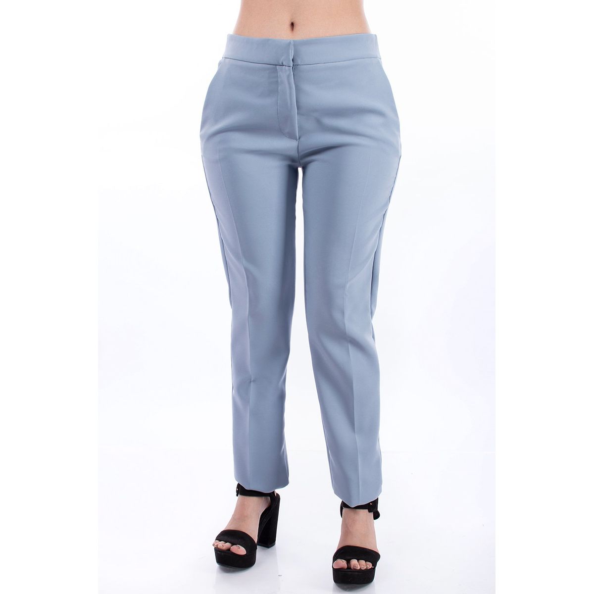 GENERICO - Pantalón Formal Recto Dayan Color Acero - Estacion 108