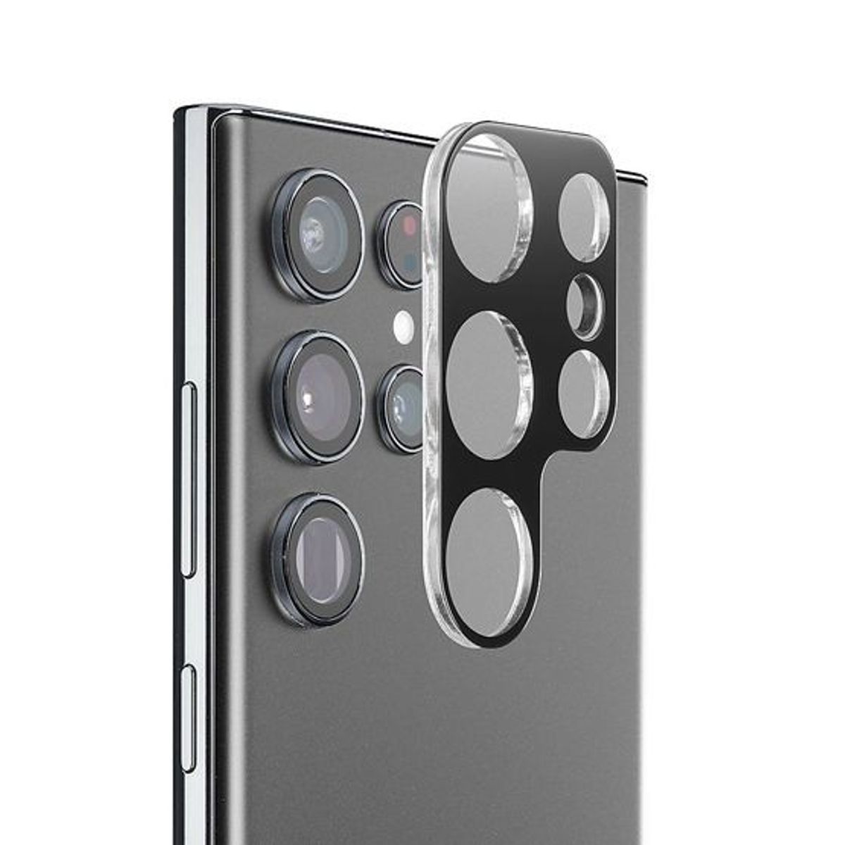 GENERICO - Vidrio Protector de Cámara para Samsung S24 Ultra Negro