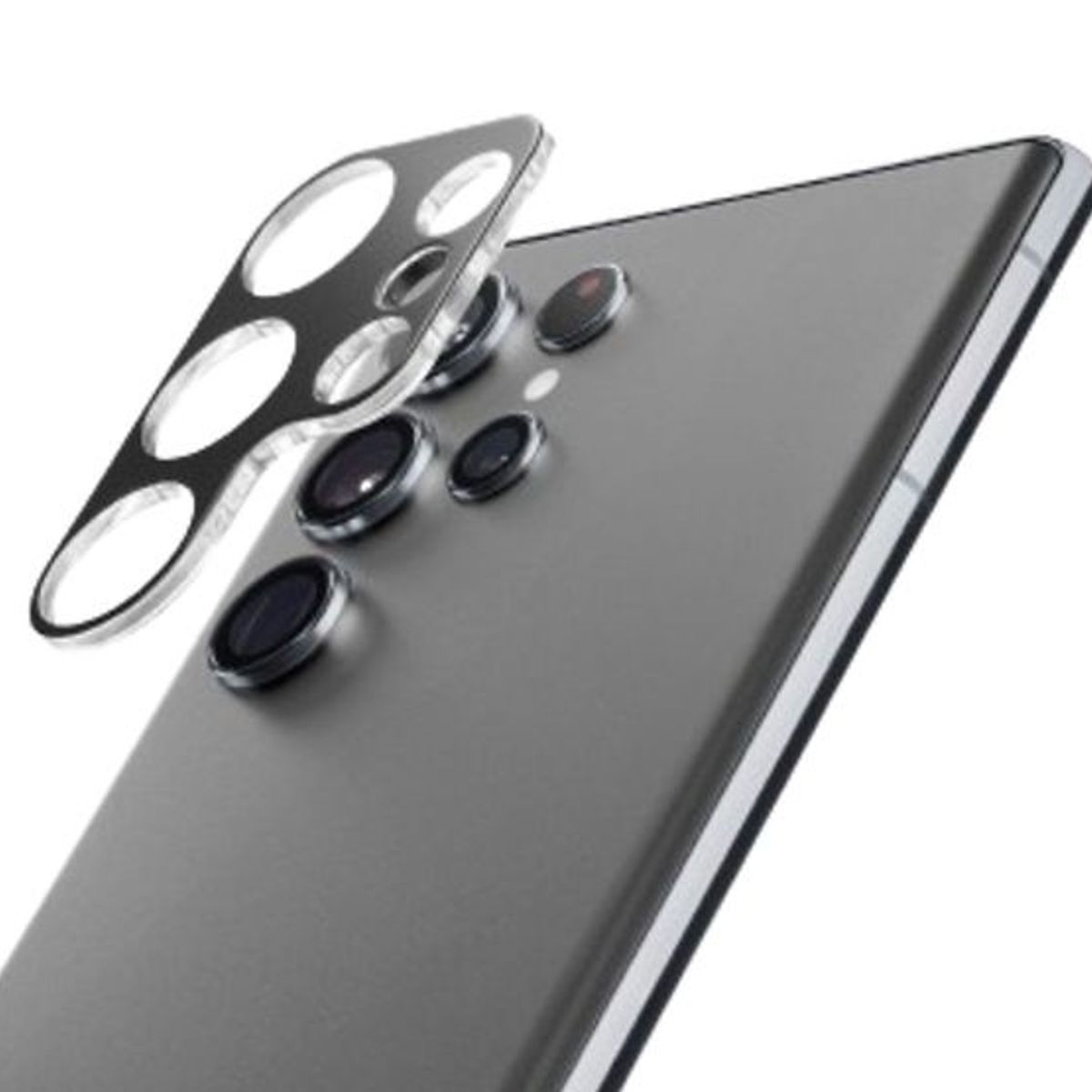 GENERICO - Vidrio Protector de Cámara para Samsung S24 Ultra Negro