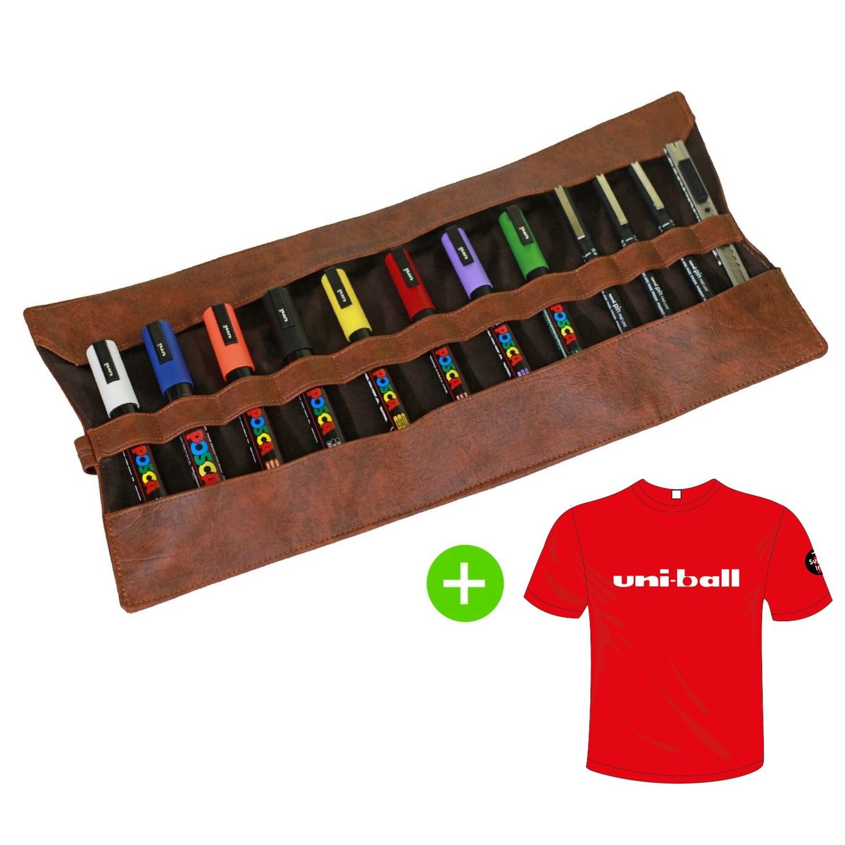 POSCA - POSCA - Marcadores Estuche x 12 + Polo de Regalo