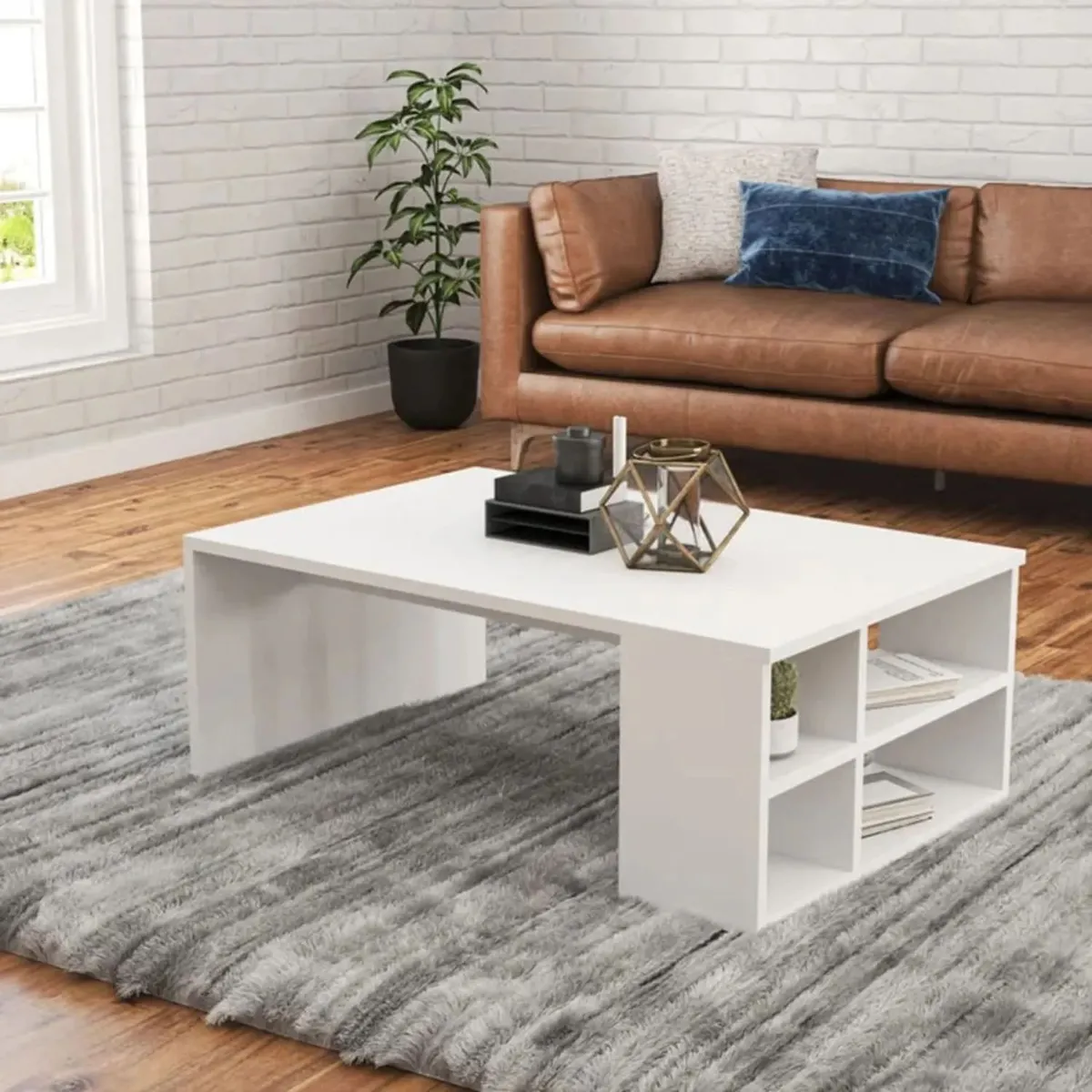 TU MESITA - Mesa de Centro Madrid color Blanco TU MESITA