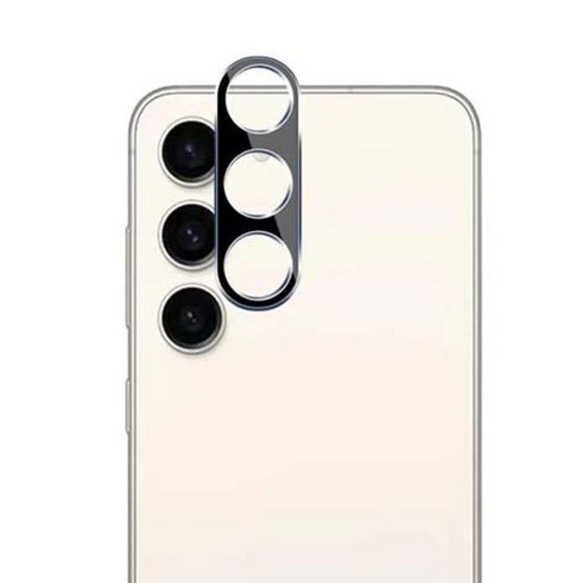 GENERICO - Vidrio Protector de Cámara para Samsung S24 Negro