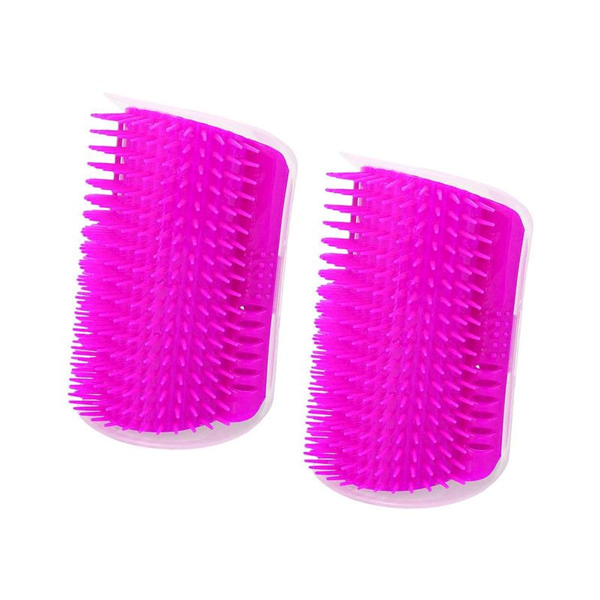 GENERICO - 2 Masajeador de pared para gatos Rosado- Cat It