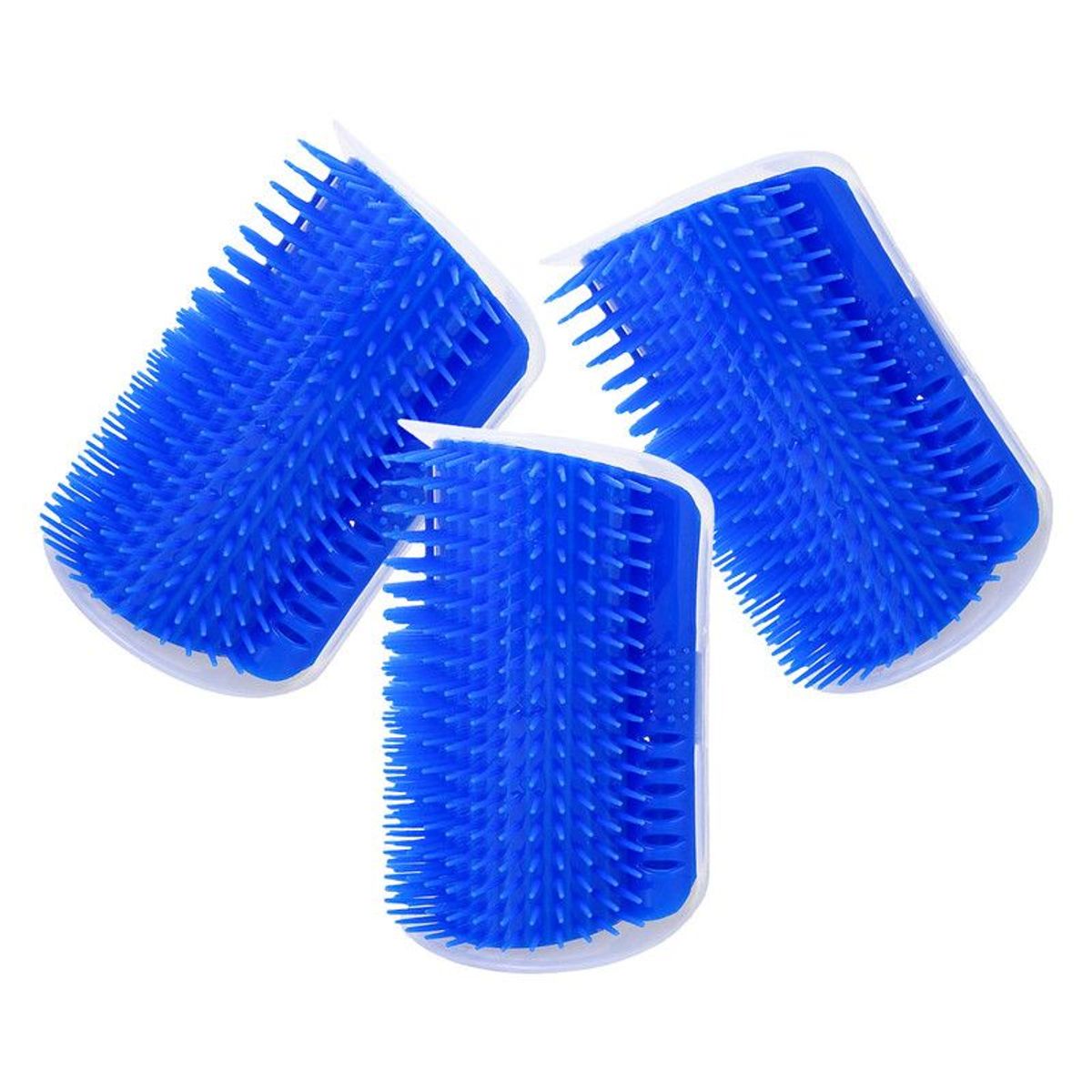 GENERICO - 3 Masajeador de pared para gatos Azul - Cat It