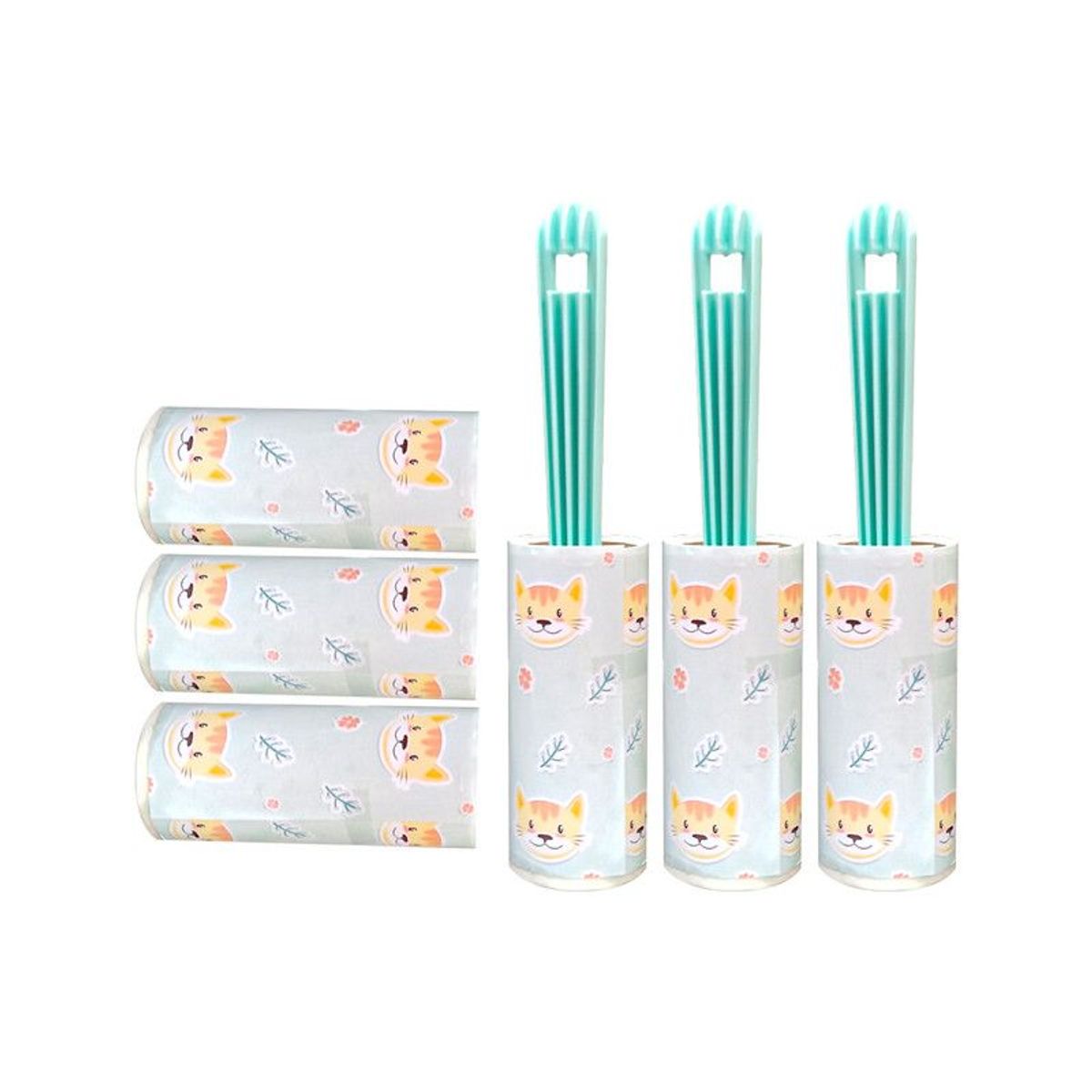 GENERICO - 3 Rodillo Quita Pelusas de Mascotas