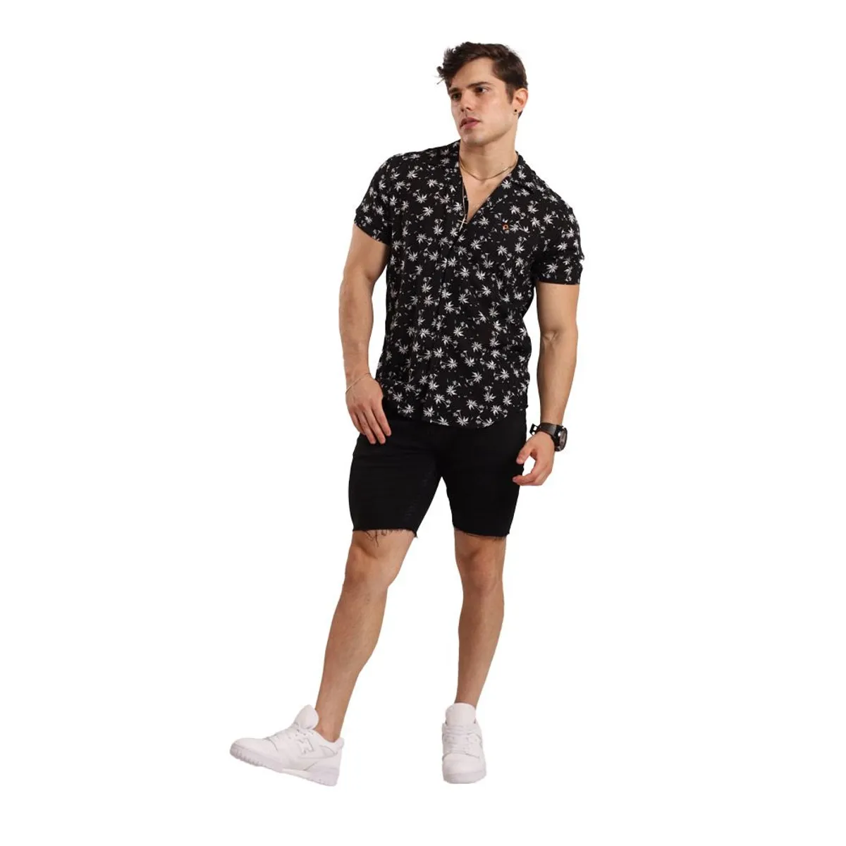 TROPIKL - Camisa Hawaiana Hombre Festival Slim Fit