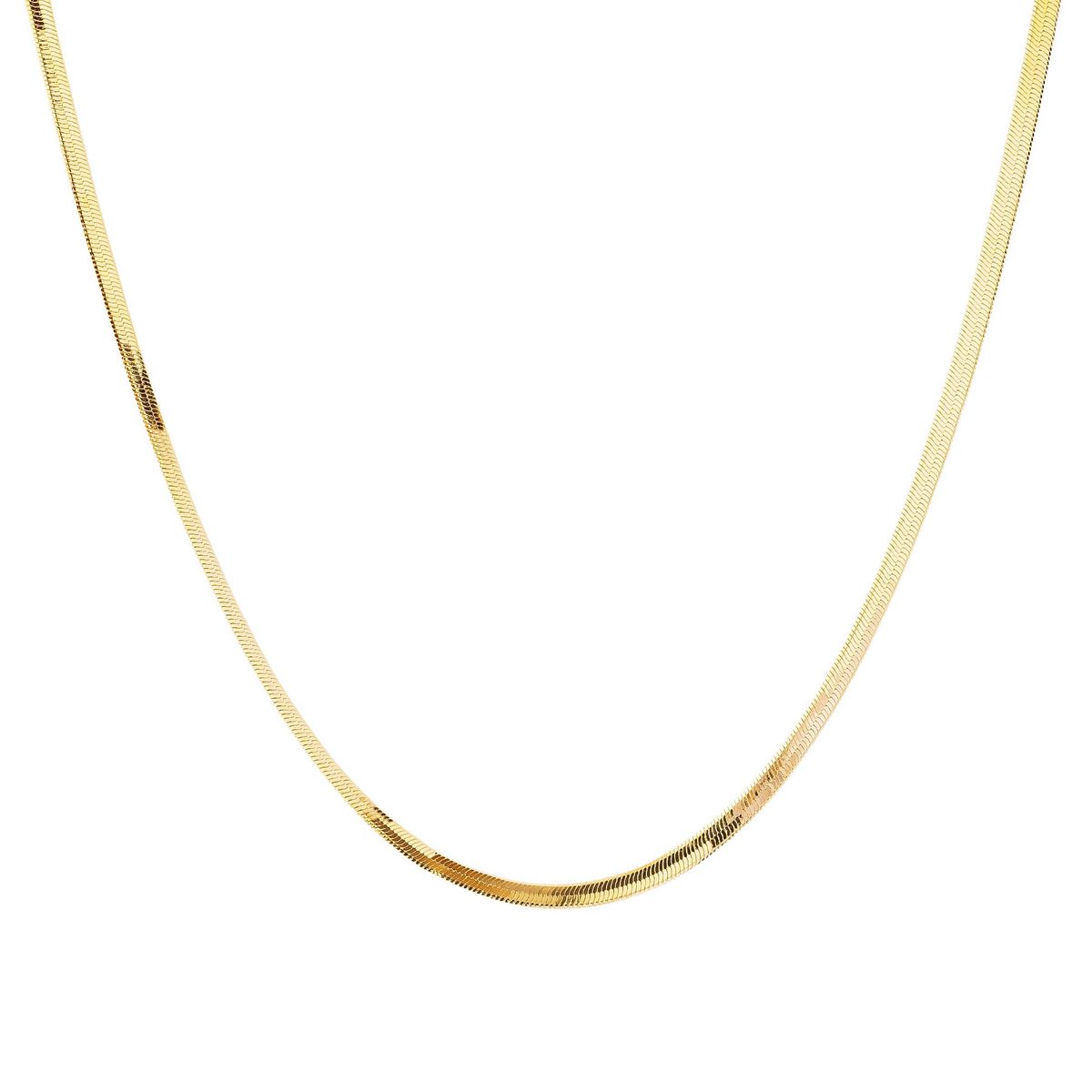 AMBAR JOYERIA - Cadena Plana S LAMINADO EN ORO