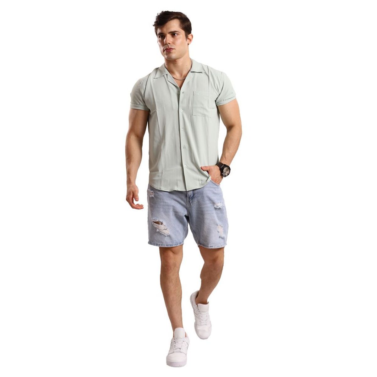 TROPIKL - Camisa Smart Casual Hombre Jade Slim Fit