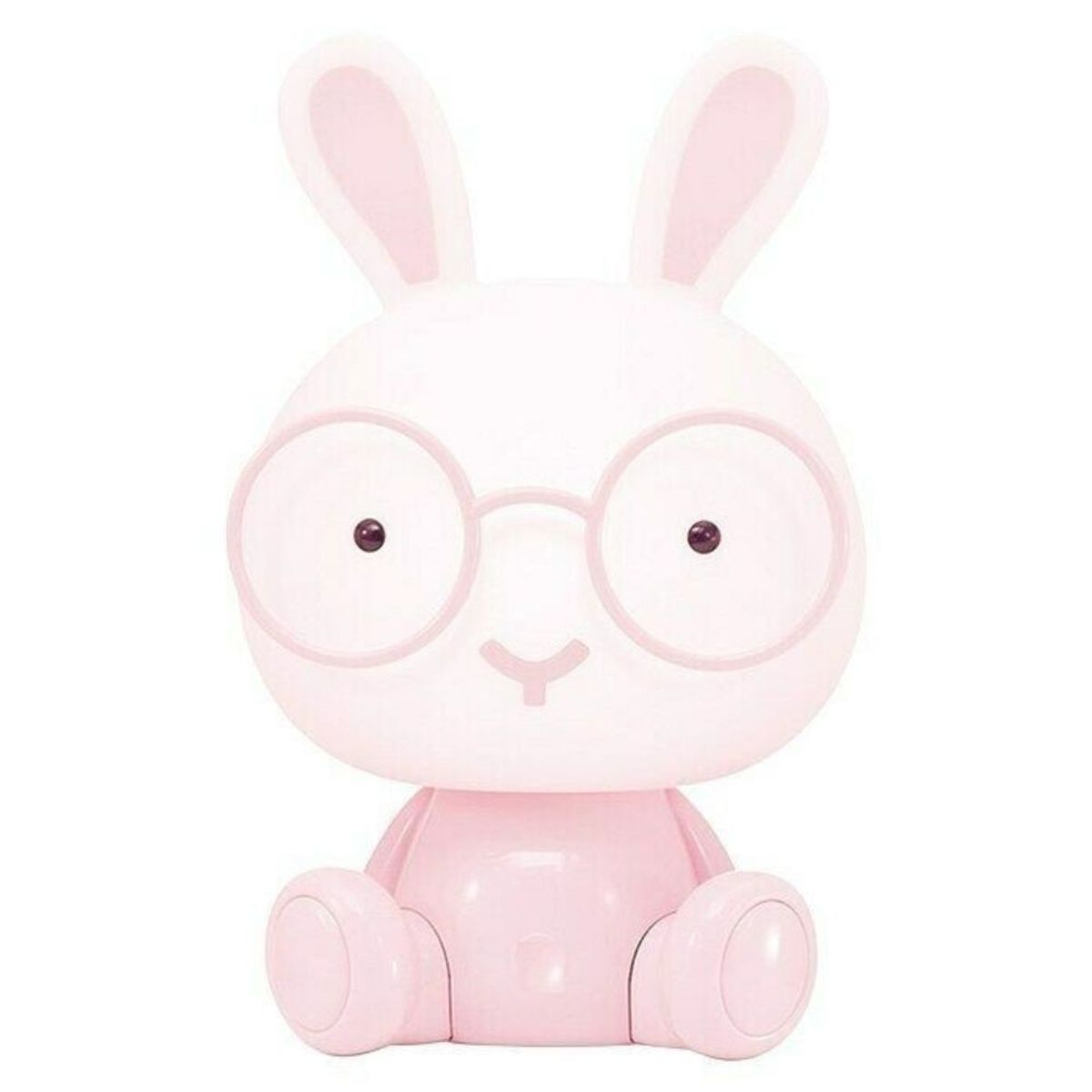 GENERICO - Lámpara Led conejita lentes rosada Decoban Hogar
