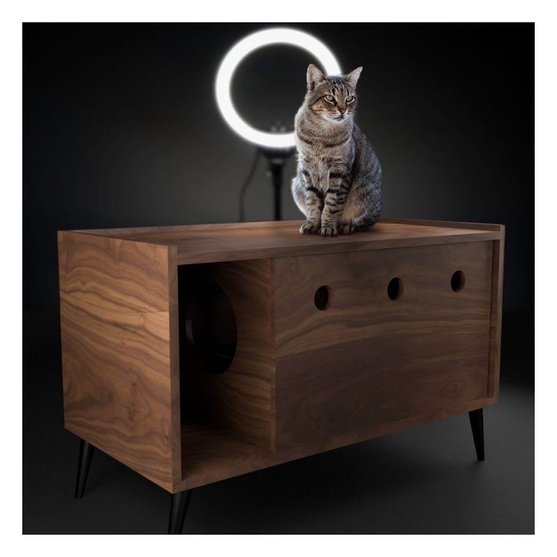GENERICO - Mueble para Arenero de Gato L