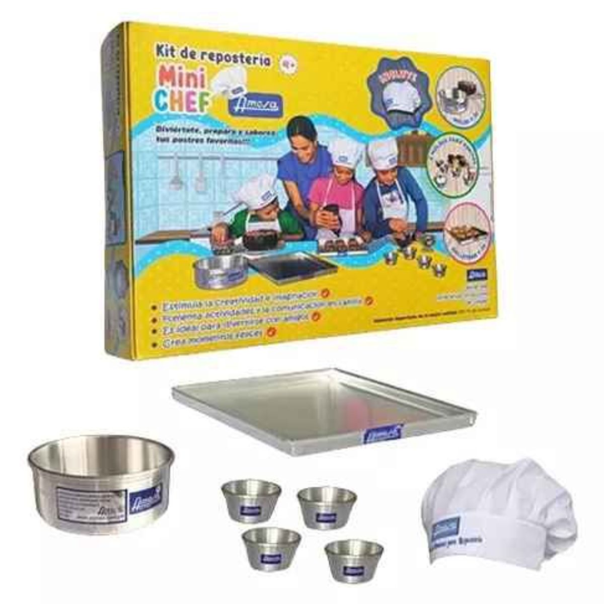 GENERICO - Kit De Reposteria Mini Chef para Niños
