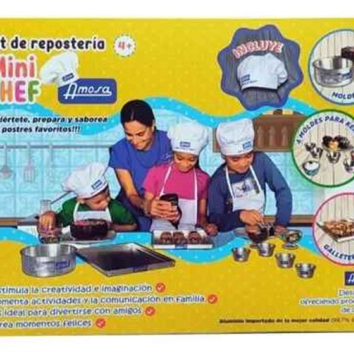 GENERICO - Kit De Reposteria Mini Chef para Niños