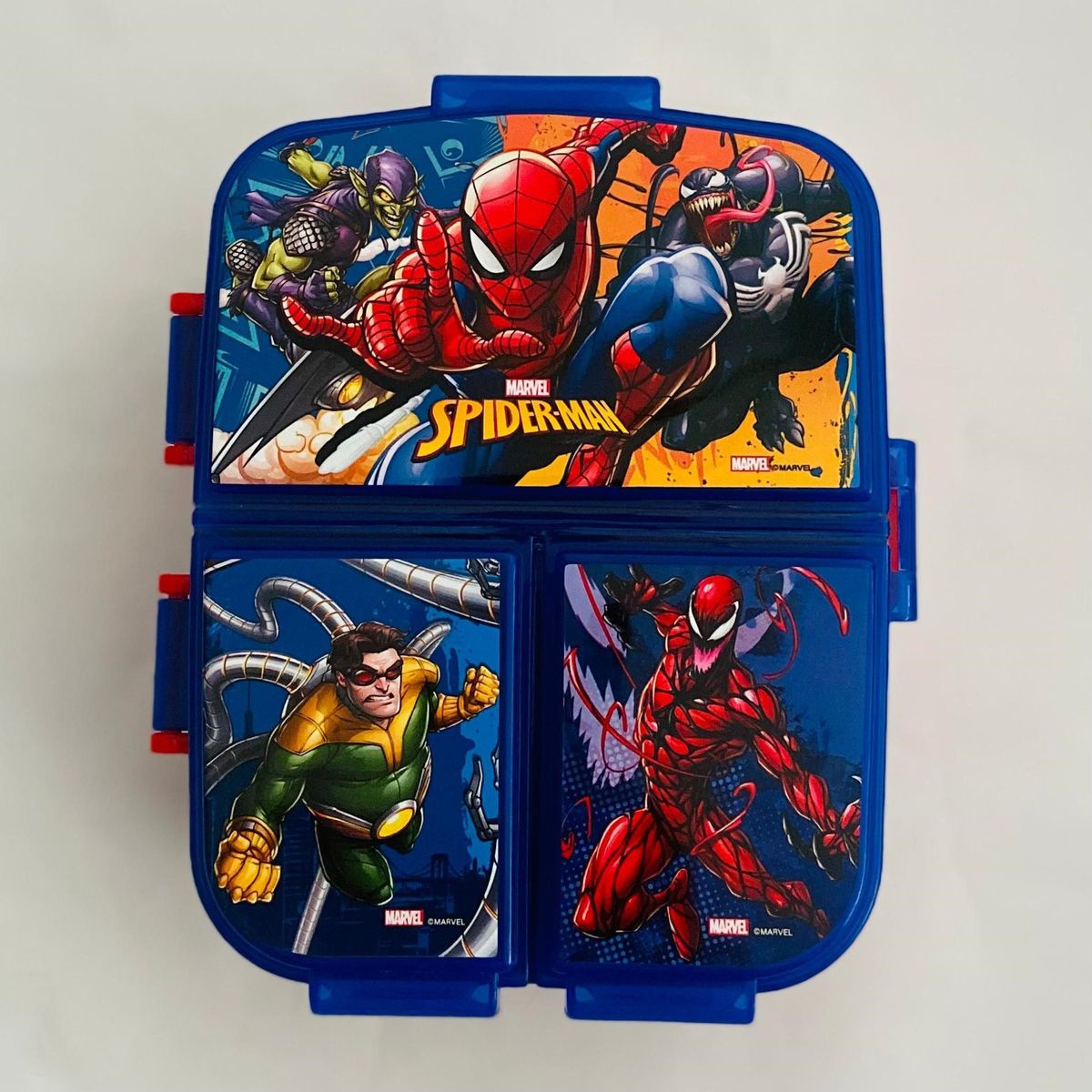 GENERICO - Taper XL con 4 divisiones Spiderman