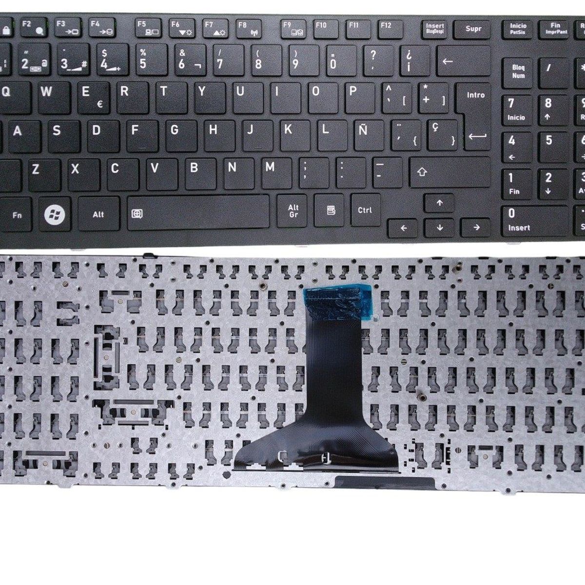 GENERICO - Teclado Toshiba Satellite A665 A665d A660 A660d Español Color Negro