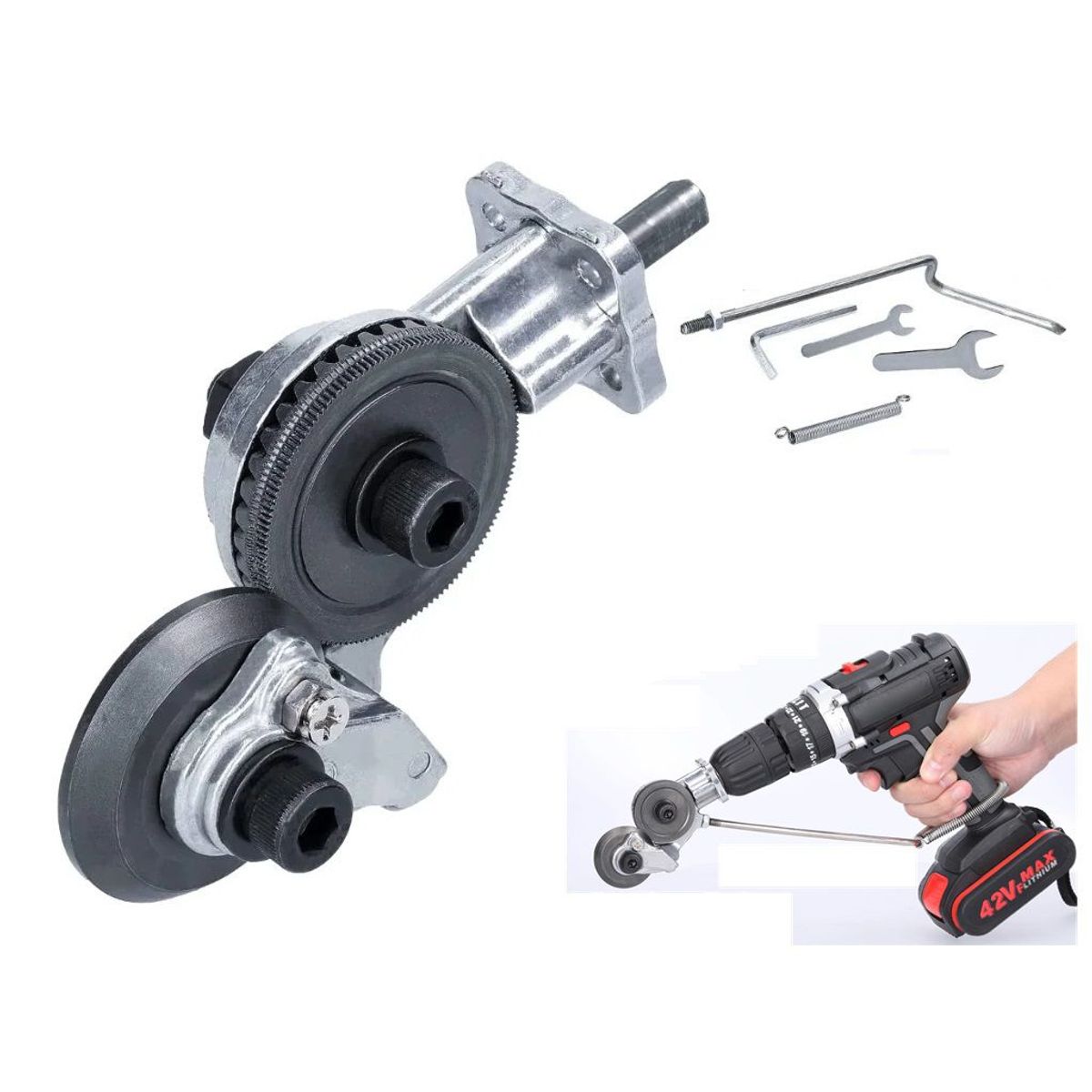 GENERICO - Adaptador Corte Taladro 08mm Metal Plástico Calamina