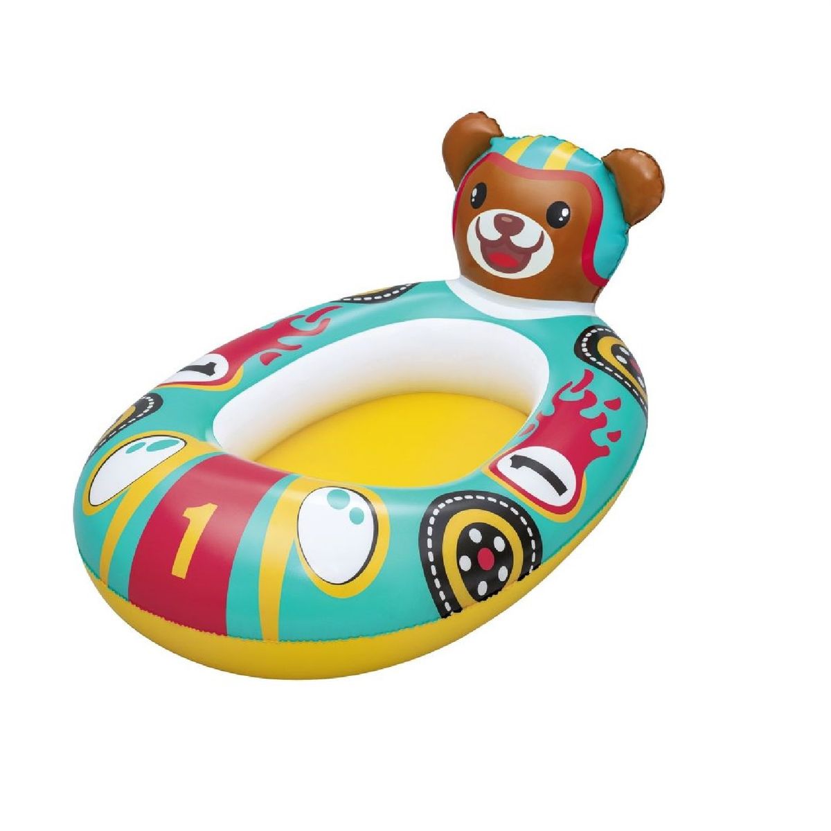 BESTWAY - Flotador Barco Bebé Splash Buddy Amarillo - Bestway