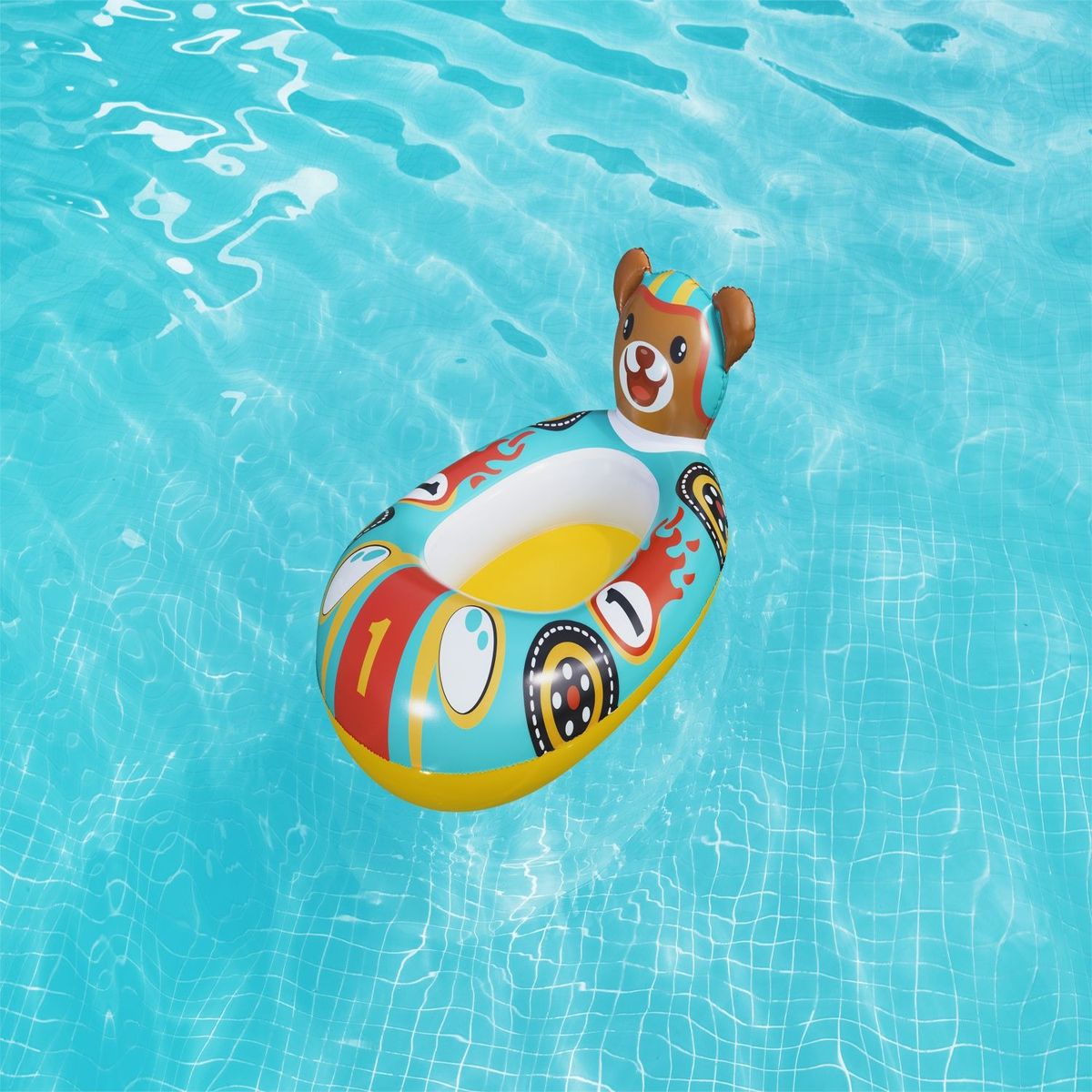 BESTWAY - Flotador Barco Bebé Splash Buddy Amarillo - Bestway