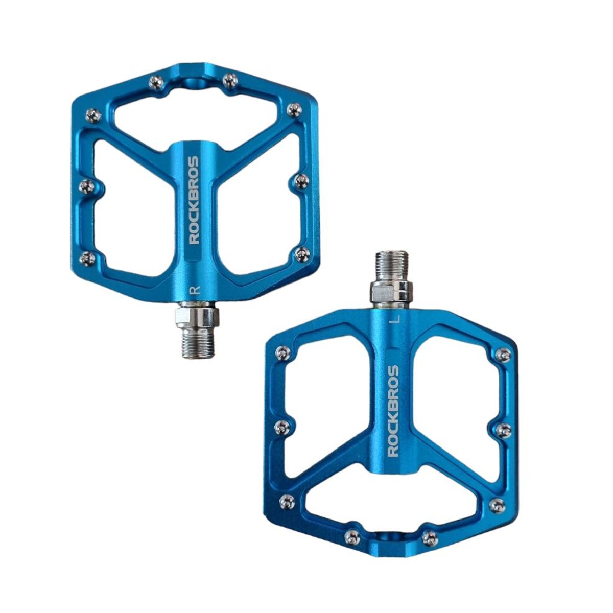 ROCKBROS - Pedales de Aluminio Rockbros K203 - Azul