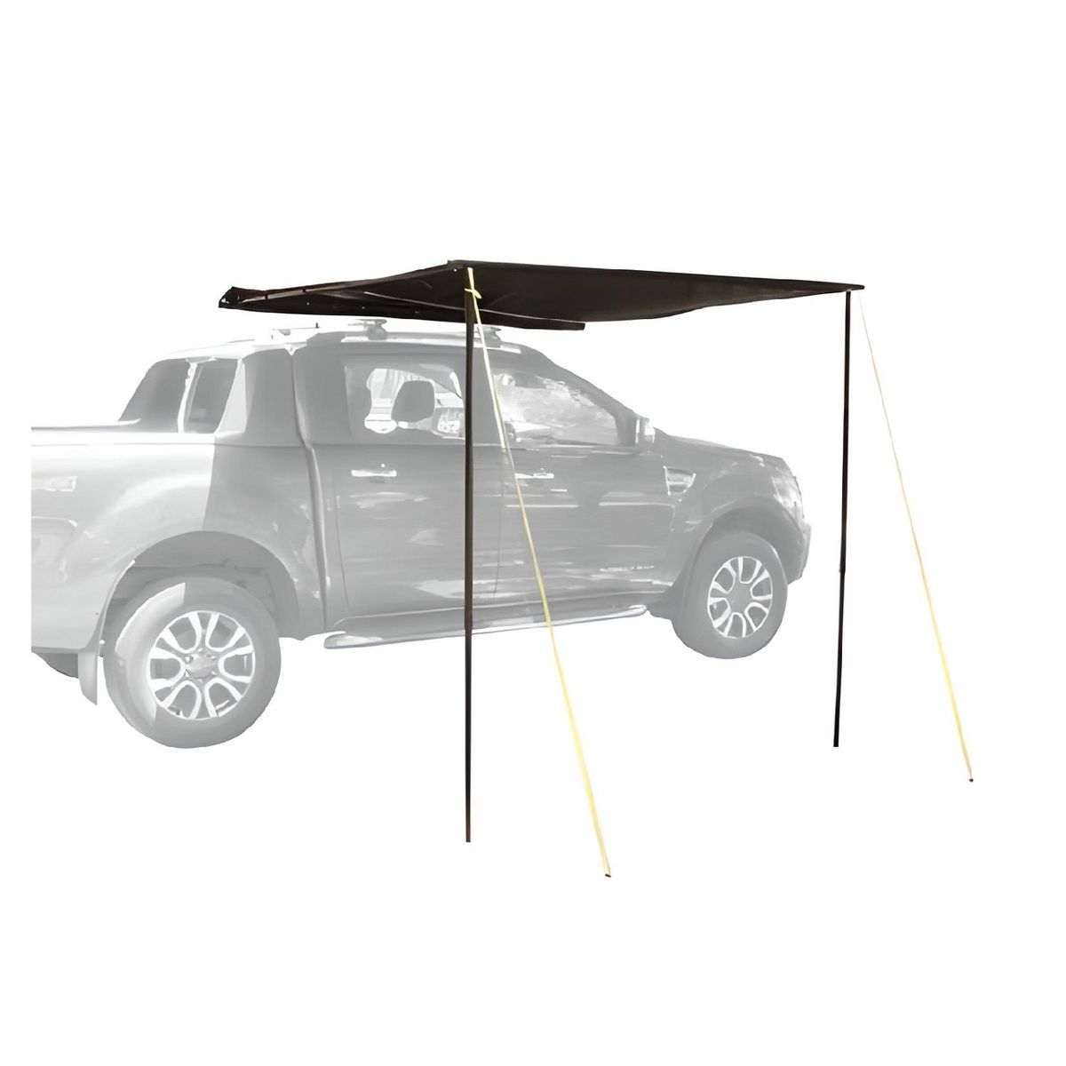 TERRA FORCE - Toldo Lateral Retractil Camping 2x2 Negro