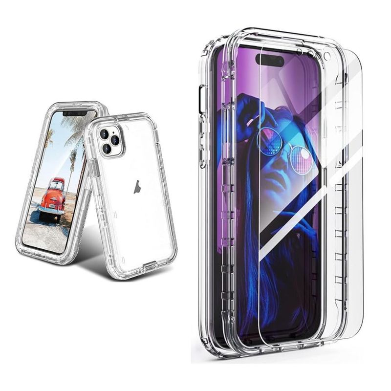 GENERICO - Case resistente Antigolpes para iPhone 11 Pro Max y Mica protectora