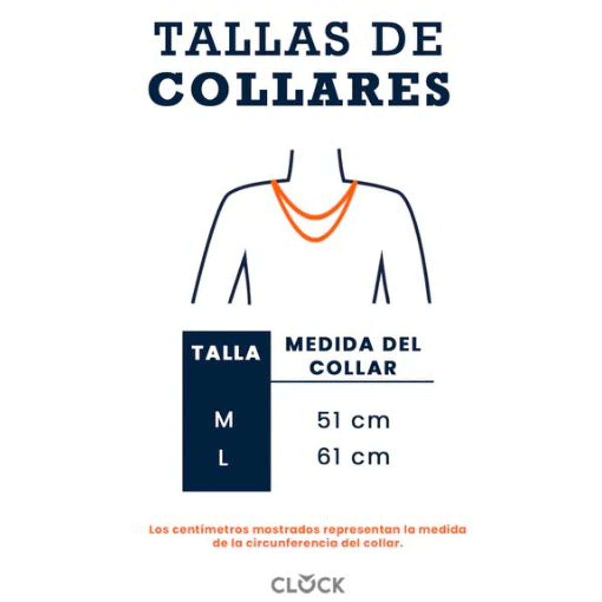 CLOCK PERU - COLLAR FRANCO ULTRA BLACK  COL-3