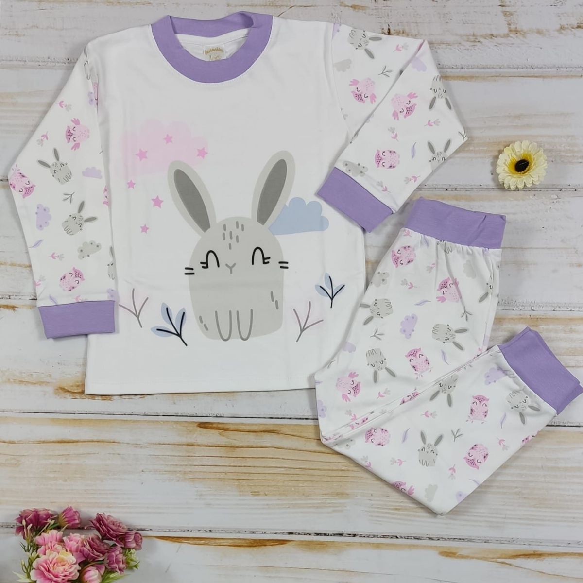 BANNITAS - Pijama Conejita lila
