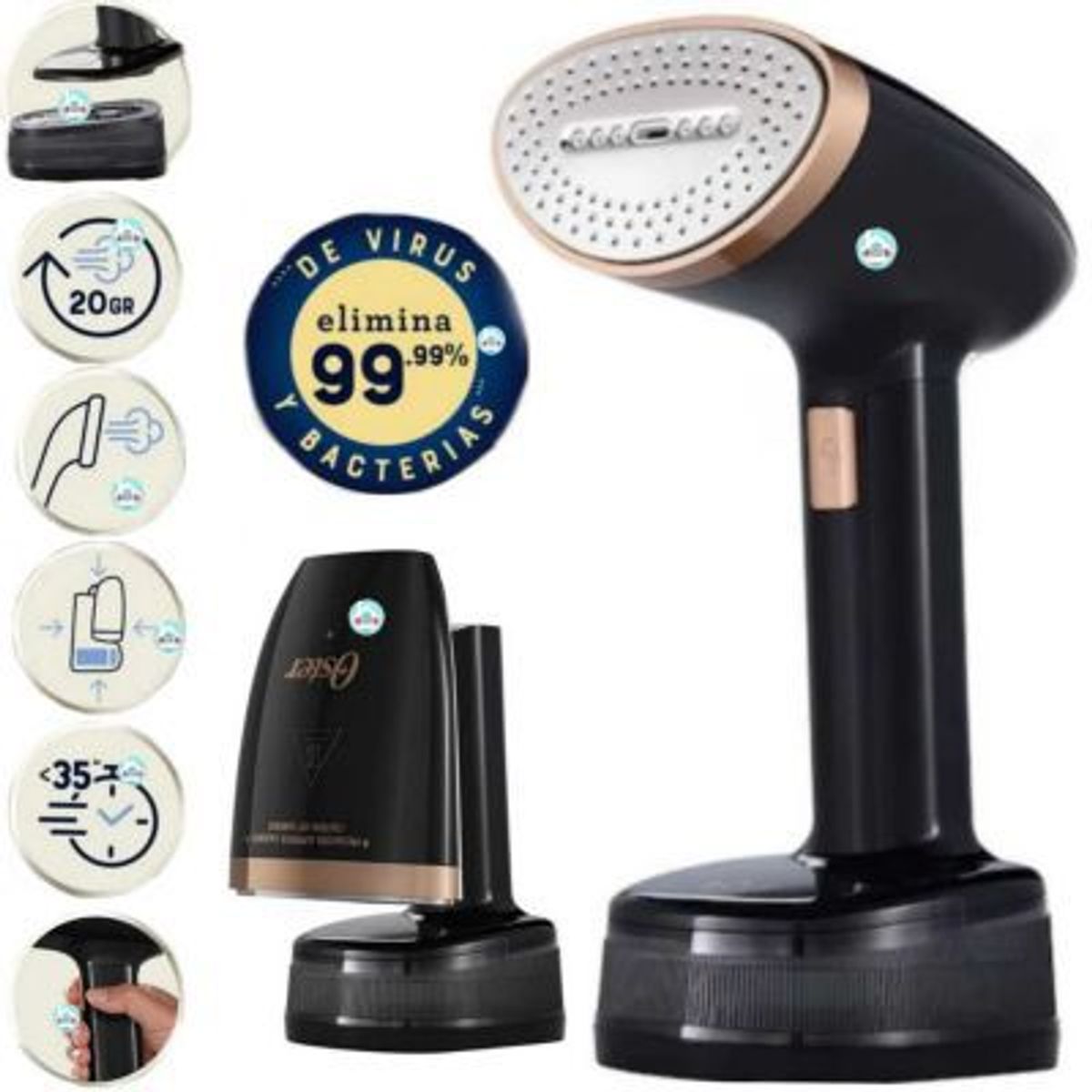 OSTER - Vaporizador De Prendas negro GCSTFS300 OSTER