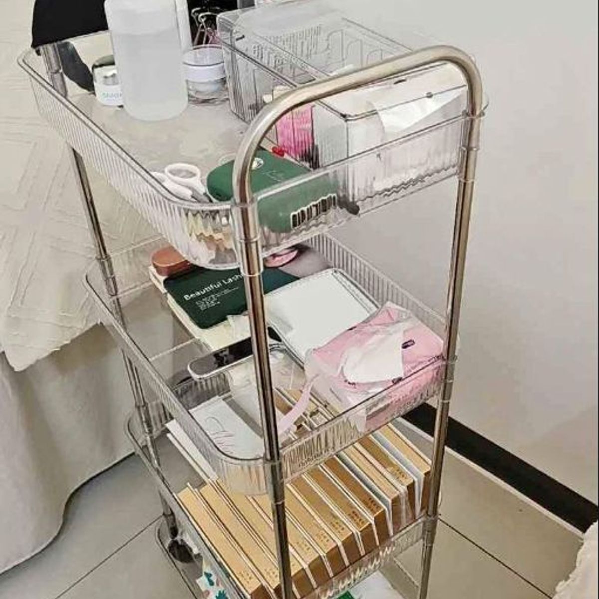 GENERICO - Organizador Carrito auxiliar transparente