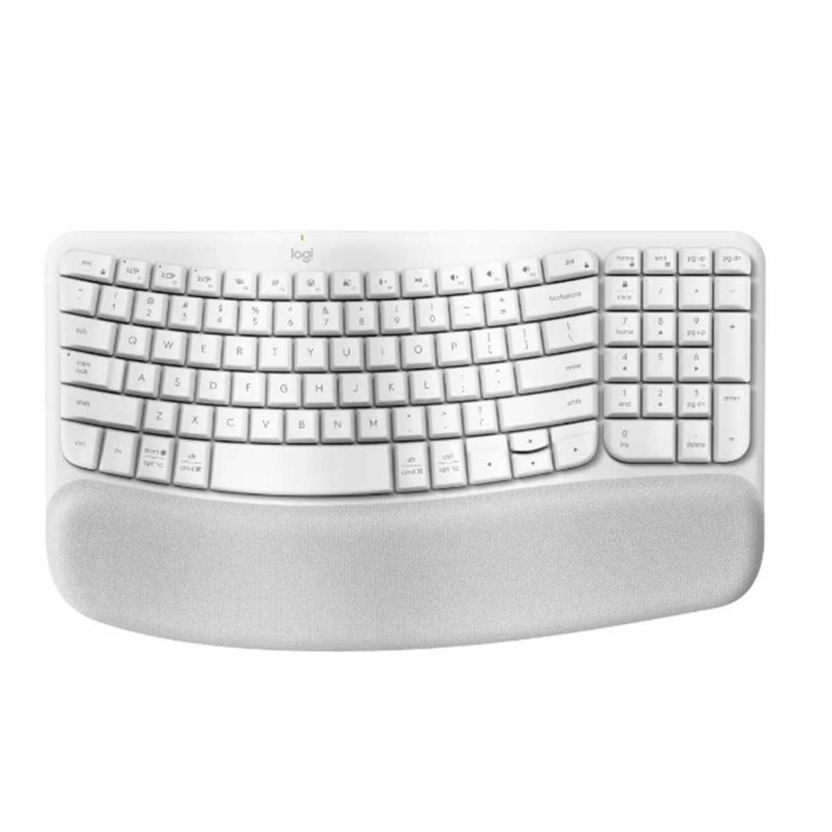 LOGITECH - TECLADO LOGITECH ERGO WAVE KEYS BLANCO  PN: 920-012279