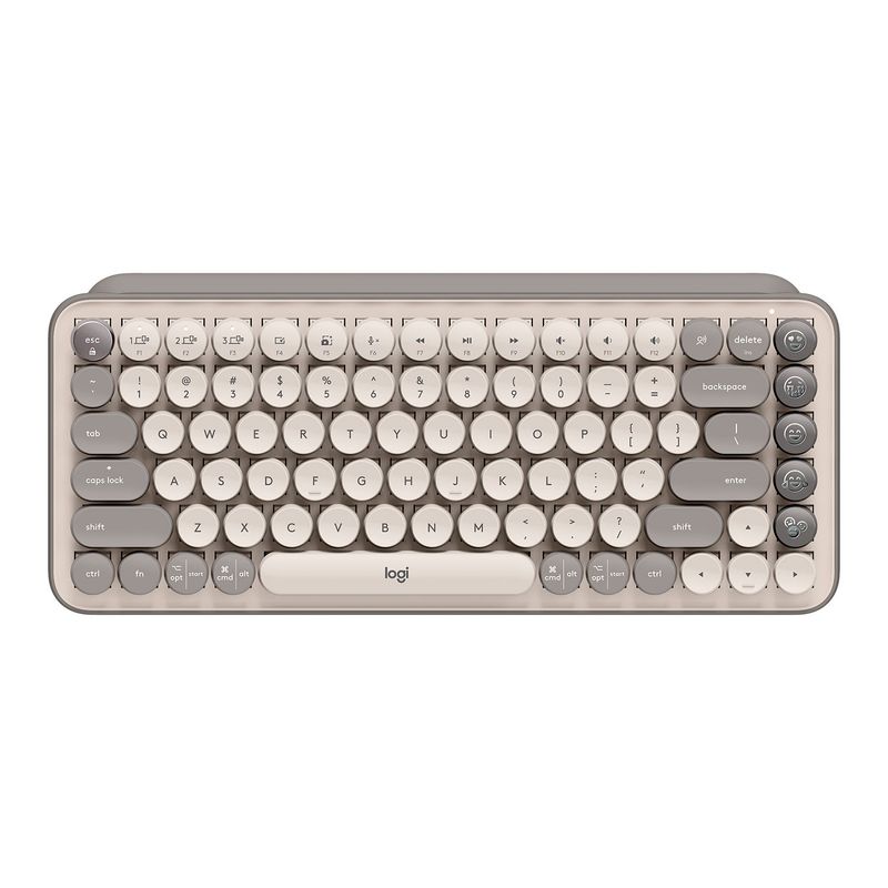 LOGITECH - TECLADO INALAMBRICO LOGITECH POP KEYS  BLUETOOTH GRIS PN: 920-011518