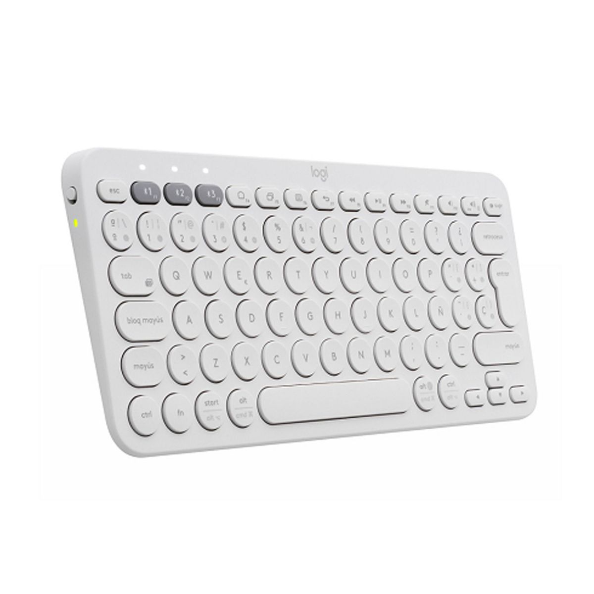 LOGITECH - TECLADO INALÁMBRICO LOGITECH K380, BLUETOOTH BLANCO P/N: 920-009595