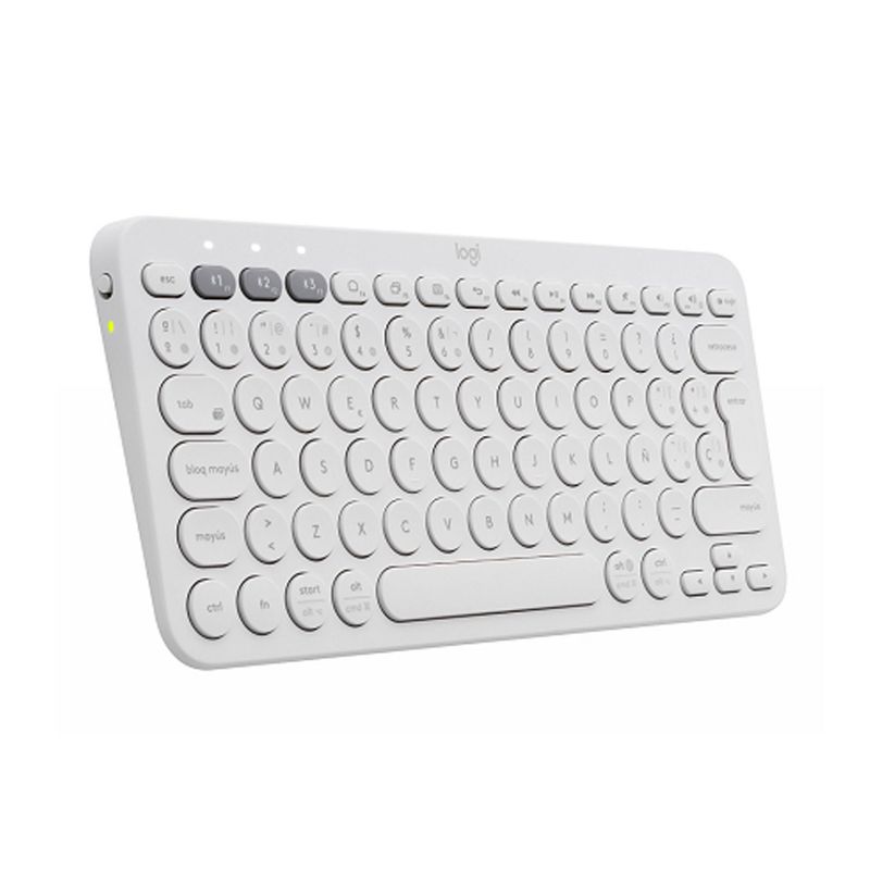 LOGITECH - TECLADO INALÁMBRICO LOGITECH K380, BLUETOOTH BLANCO P/N: 920-009595