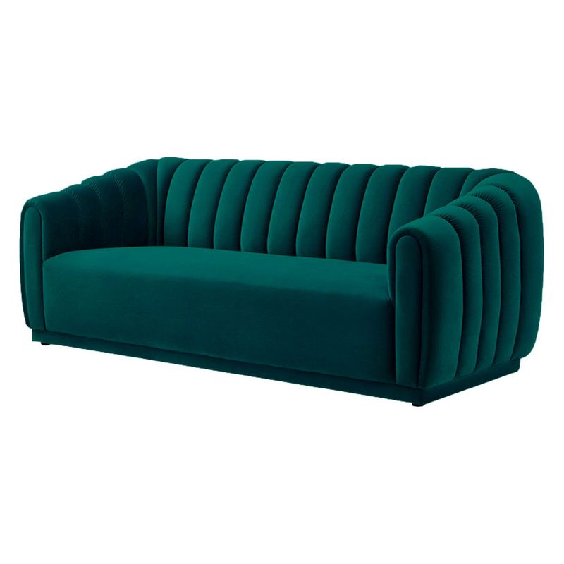 HOME PREMIUM - Sofá 2 Cuerpos Vetinna Esmeralda