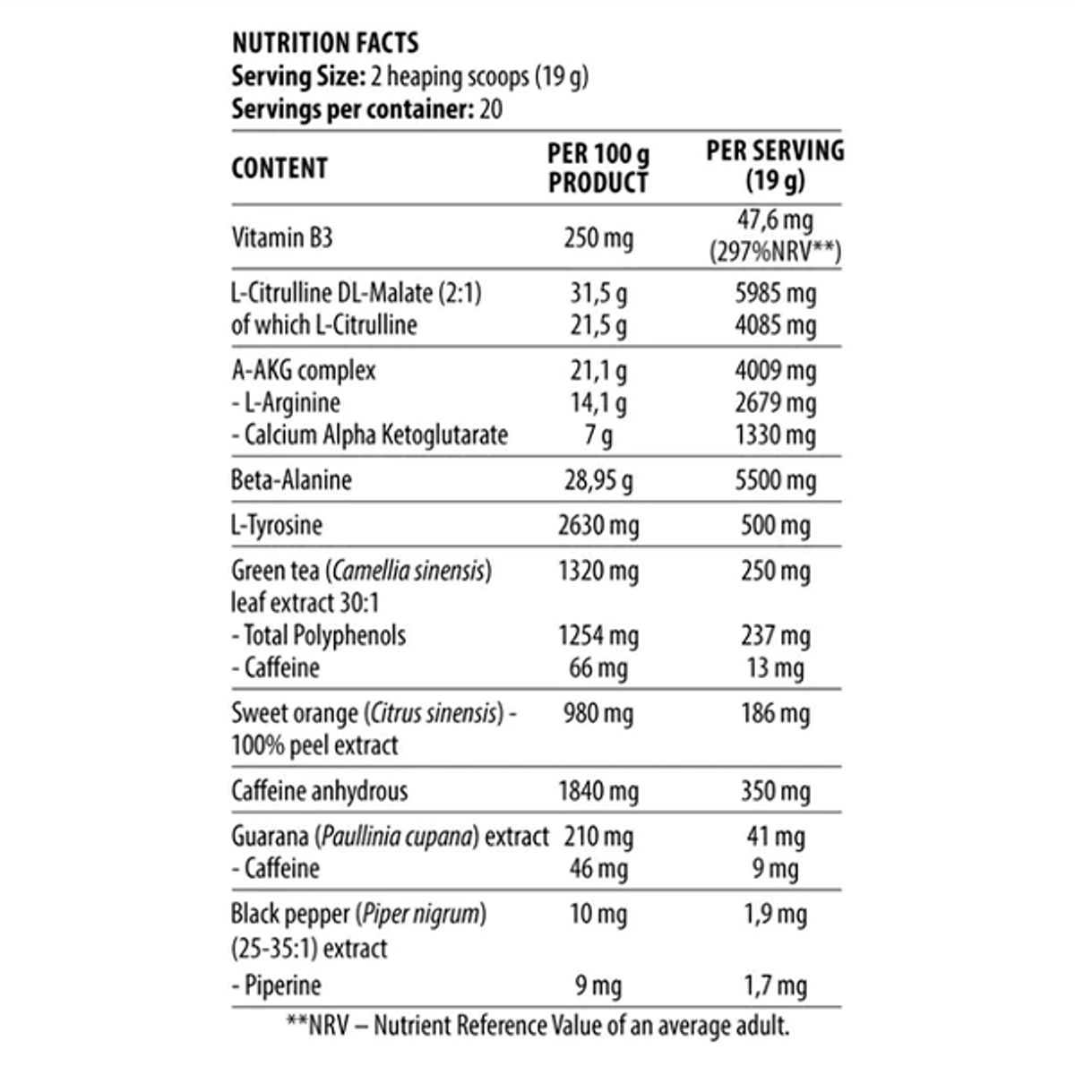 DORIAN YATES - Blood and Guts Dorian Yates watermelon Pre entreno