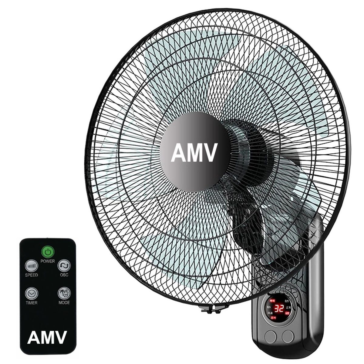 IMPORTADO MC - Ventilador De Pared 18 FB40-18 con Control