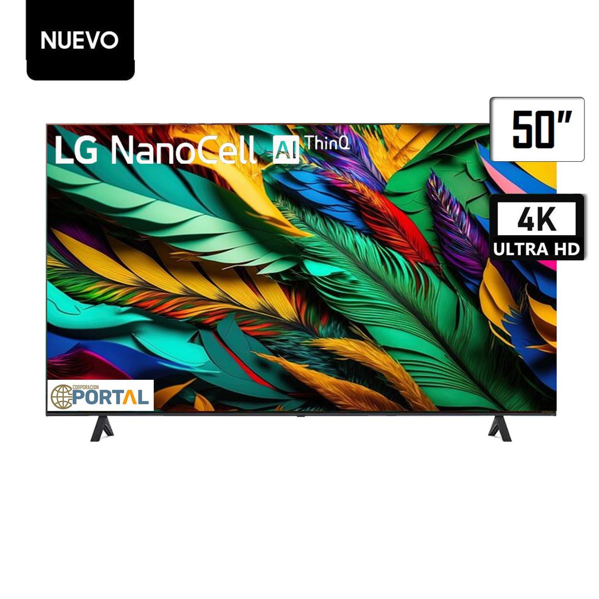 LG - Televisor LG 50 Nanocell Smart TV UHD 4K 50NANO77