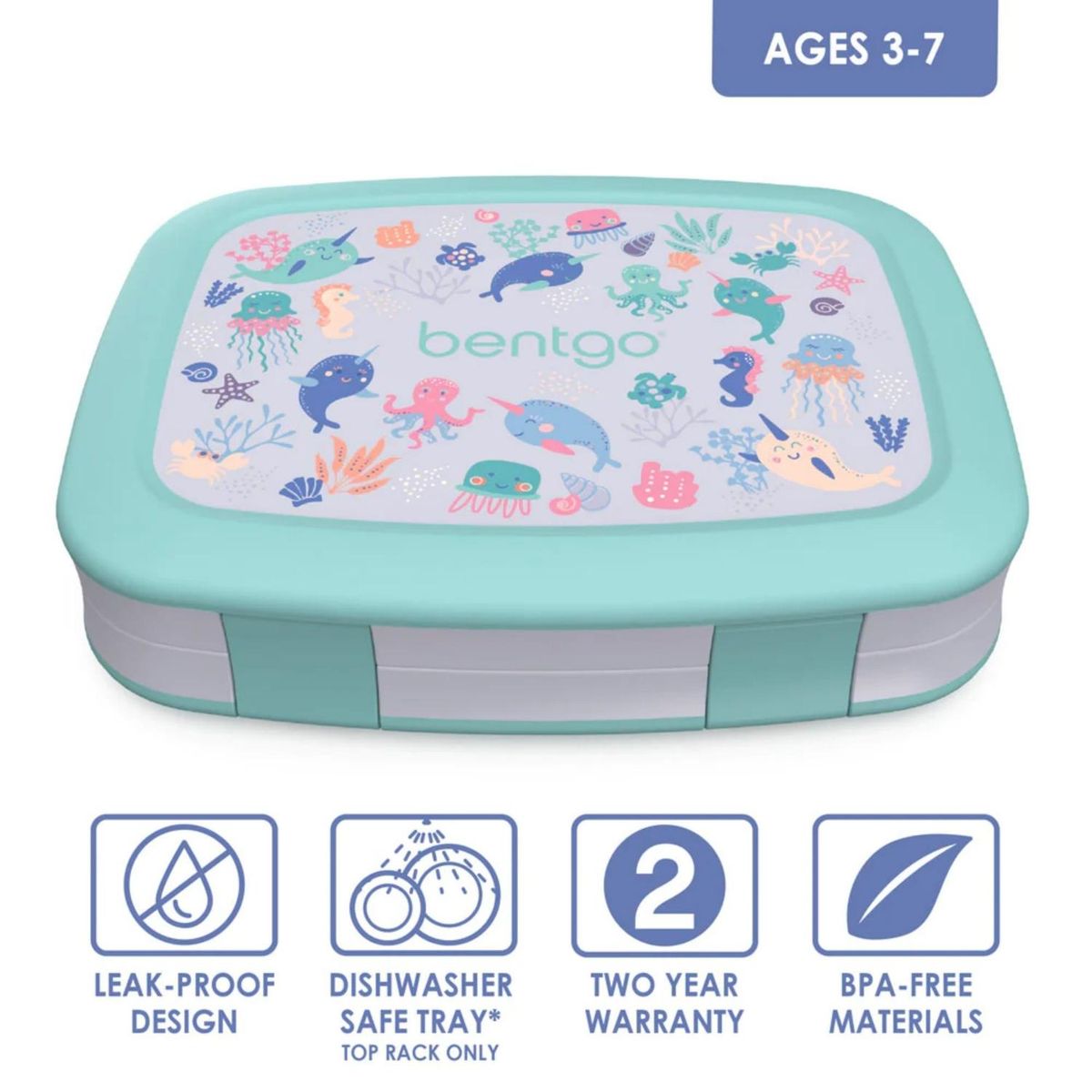 BENTGO - Lonchera Bentgo Kids Lunch Box - Vida Marina_.
