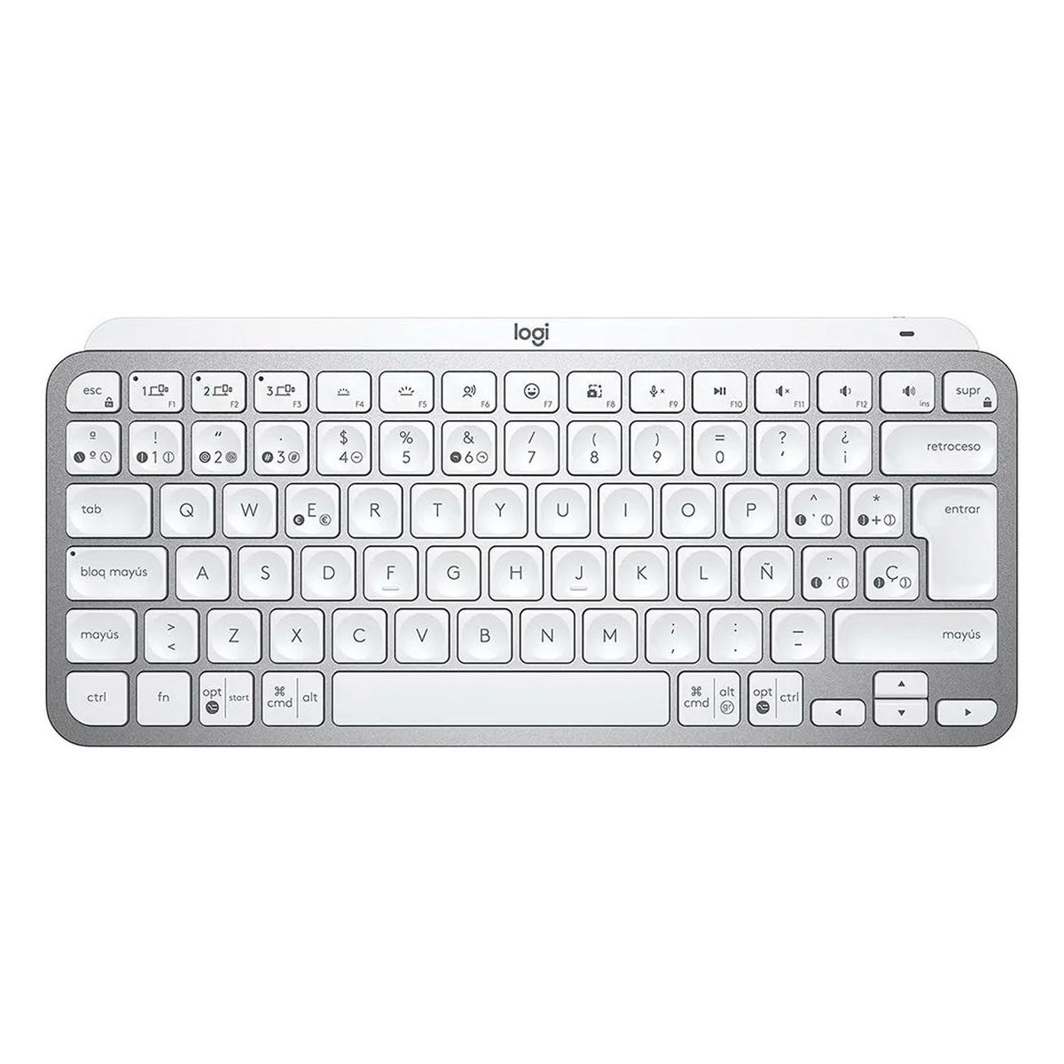 LOGITECH - MINI TECLADO INALAMBRICO LOGITECH MX KEYS, USB/BLUETOOTH PN:920-010477