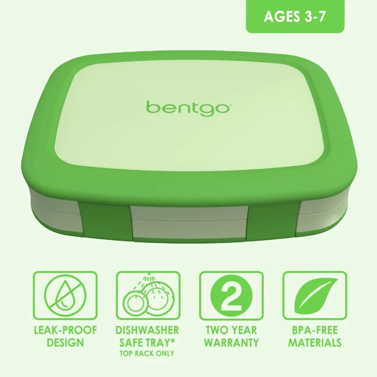 BENTGO - Lonchera Bentgo Kids Lunch Box - Verde_.
