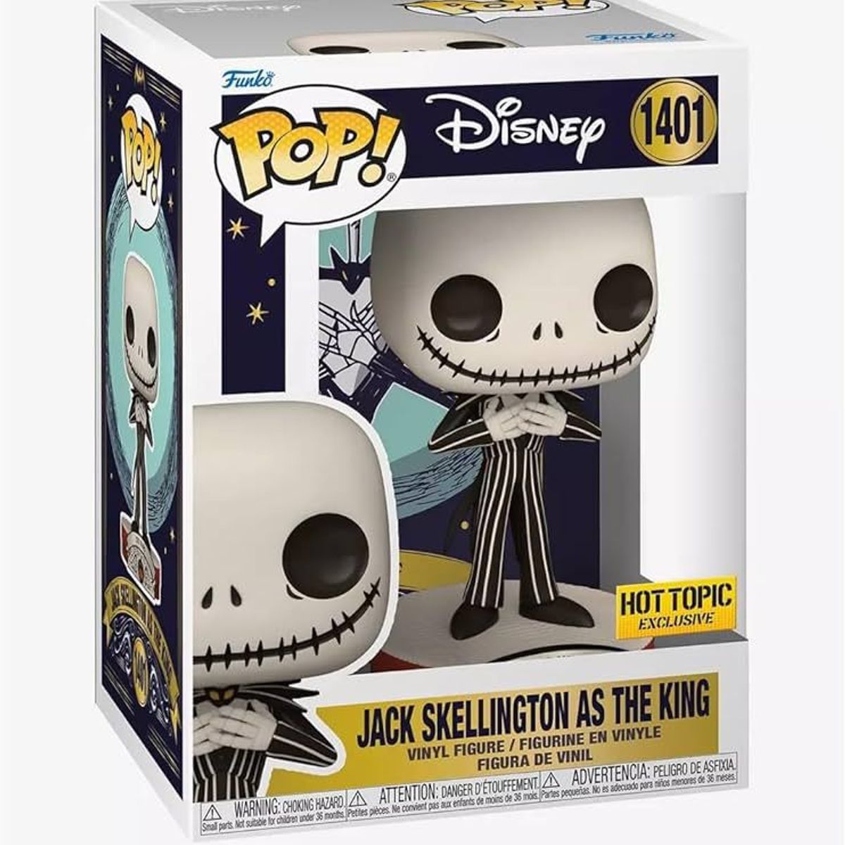 FUNKO - JACK SKELLINGTON AS KING FUNKO POP 1401