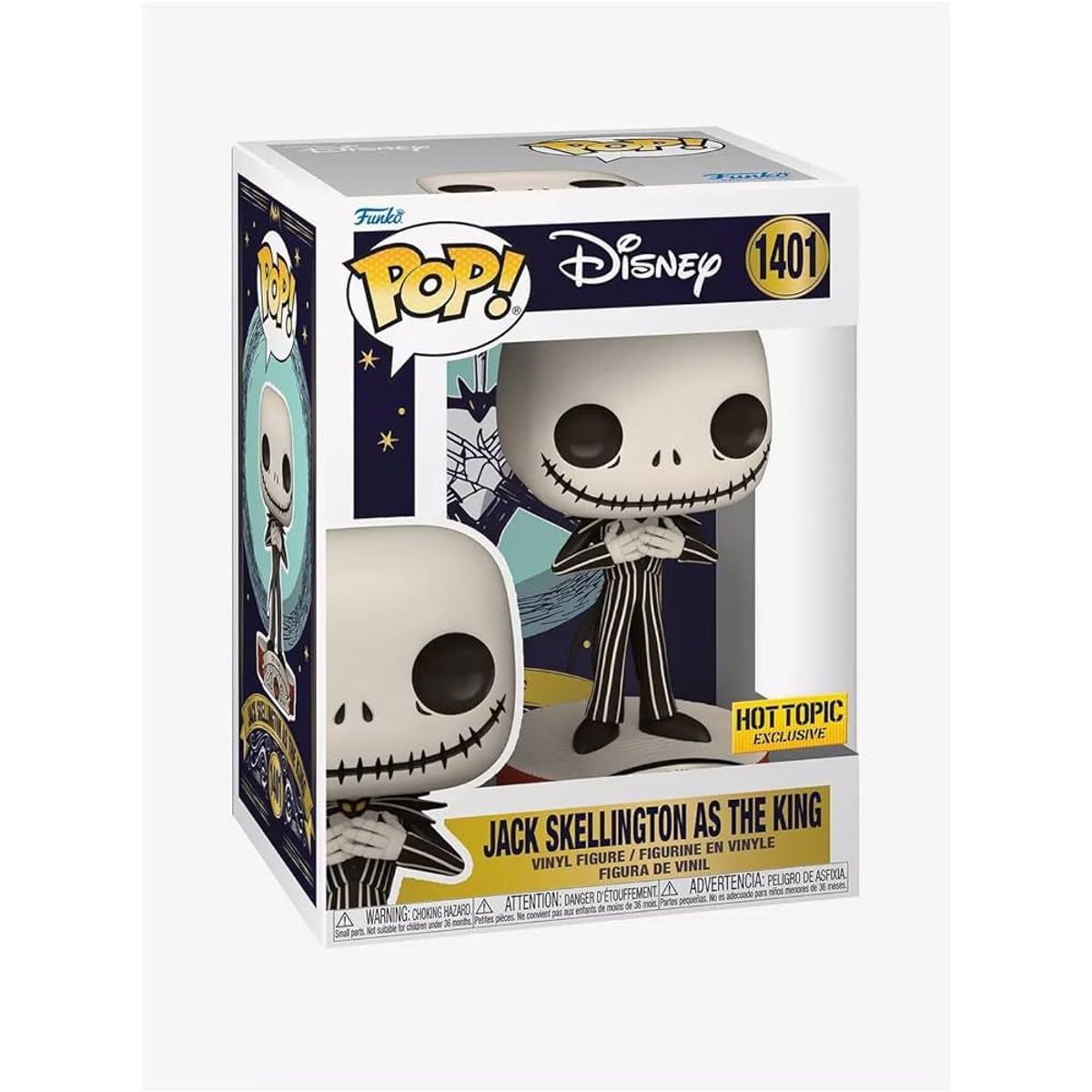 FUNKO - JACK SKELLINGTON AS KING FUNKO POP 1401