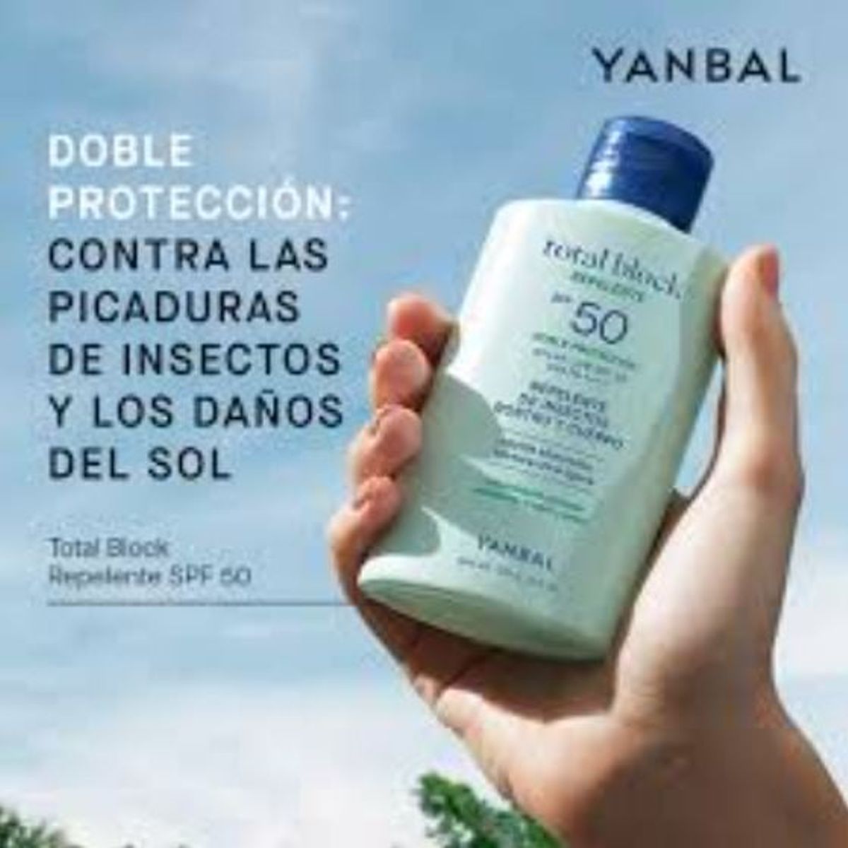 YANBAL - Repelente Bloqueador Solar SPF 50 Total Block