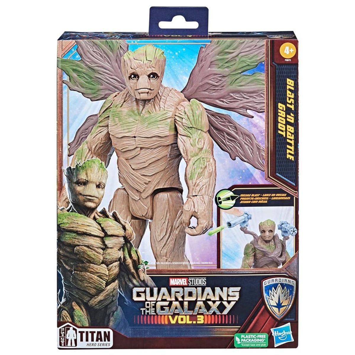 MARVEL - Guardianes de la Galaxia Groot Blast n’ Battle 29 cm