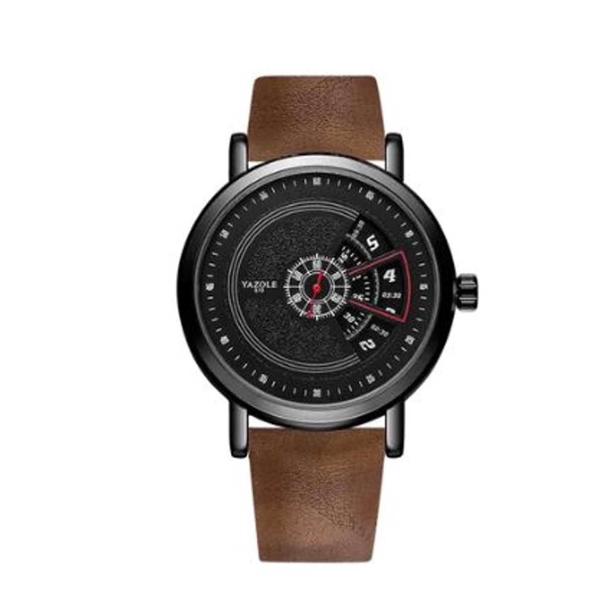 YAZOLE - RELOJ YAZOLE MAPS MARRON  YAZ-14