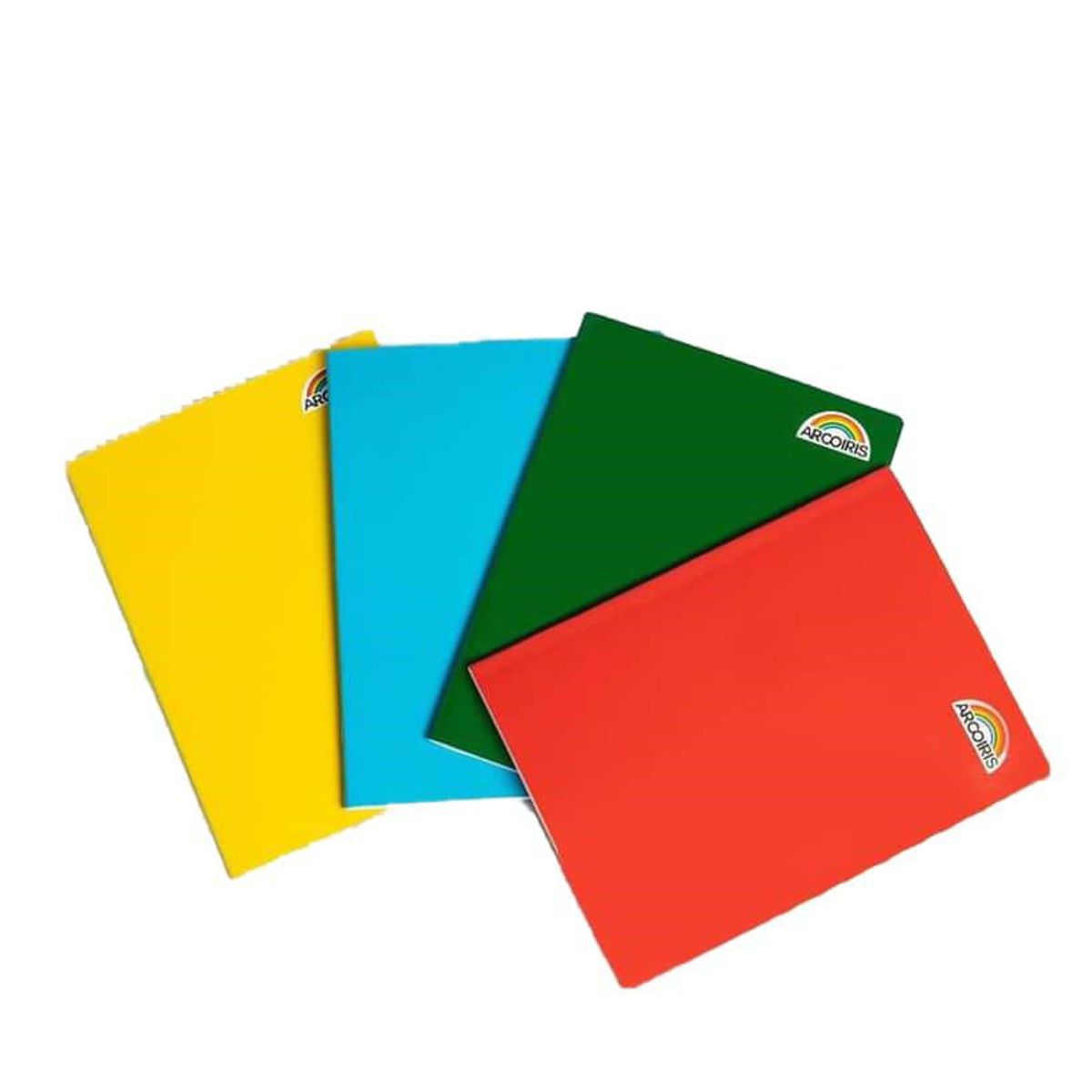 GENERICO - set de 3 - Cuadernos rayado arcoiris 72 hojas