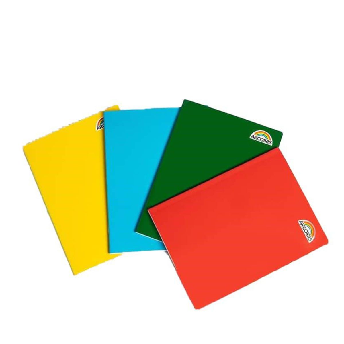 GENERICO - set de 3 - Cuadernos rayado arcoiris 72 hojas