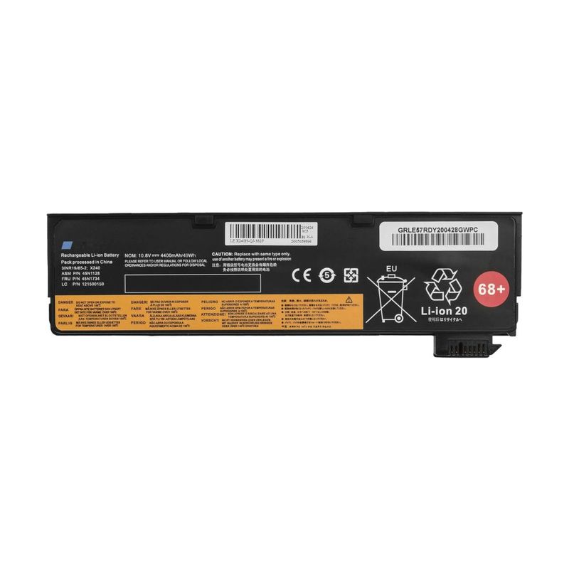 GENERICO - Batería Para Laptop LENOVO THINKPAD T460.   X240. T440. T450. T460