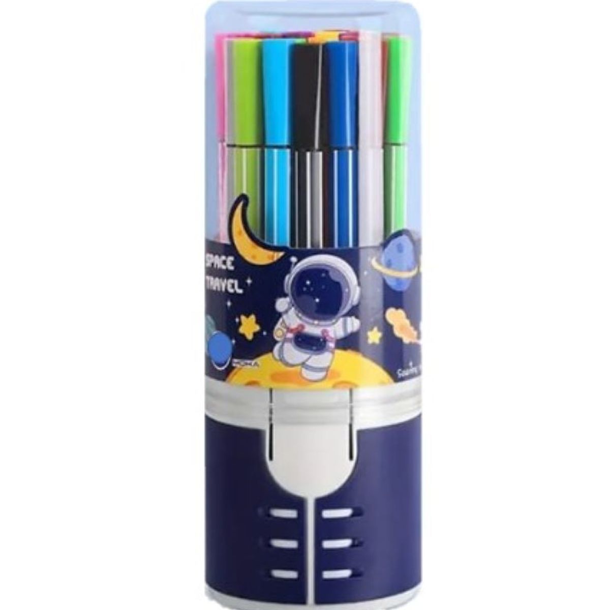 GENERICO - PLUMONES X 48 UNIDADES DISEÑO ASTRONAUTA