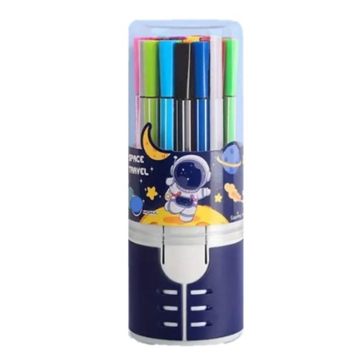 GENERICO - PLUMONES X 48 UNIDADES DISEÑO ASTRONAUTA