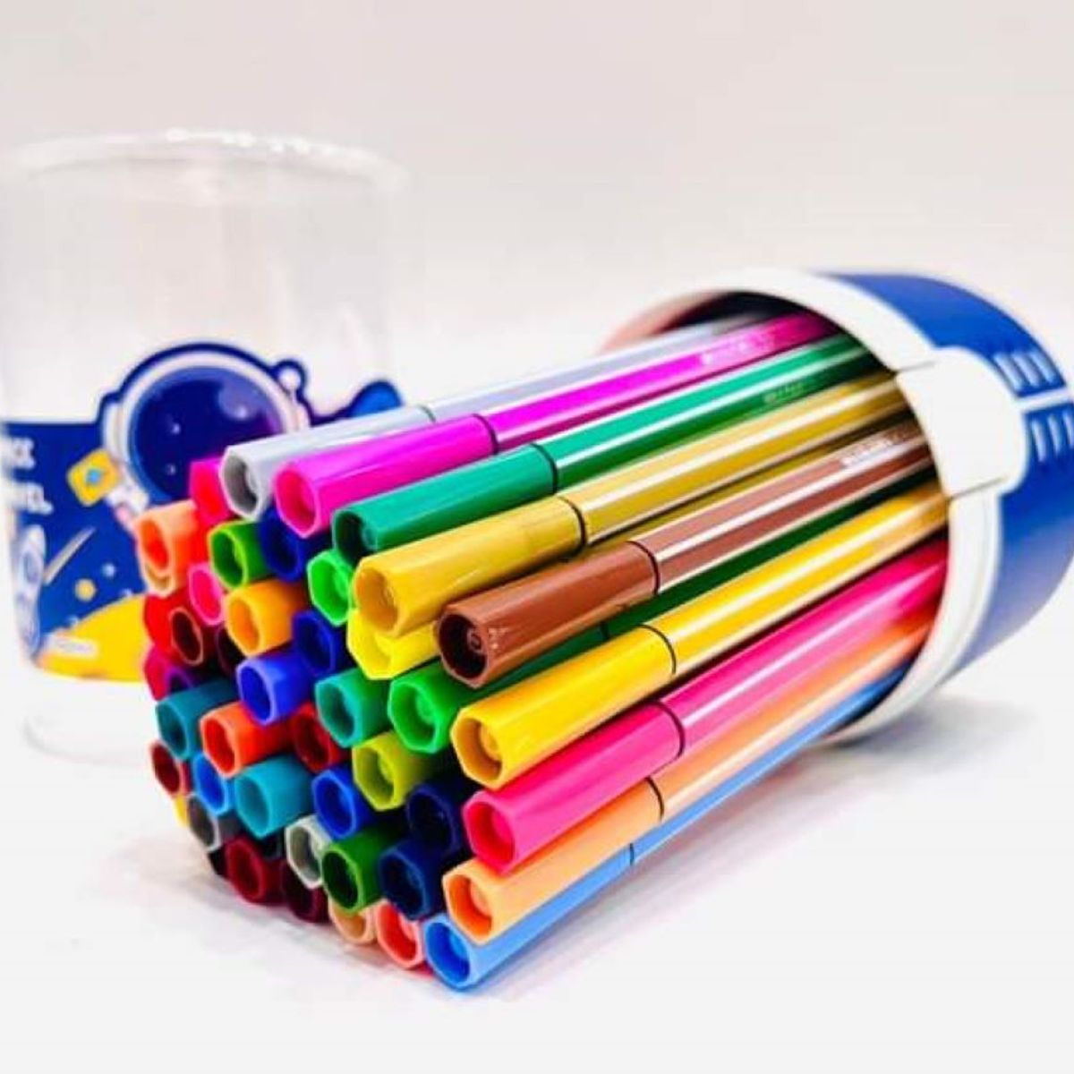 GENERICO - PLUMONES X 48 UNIDADES DISEÑO ASTRONAUTA